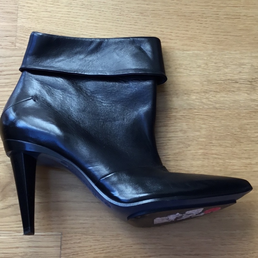 SOLD!!! Costume national black leather booties